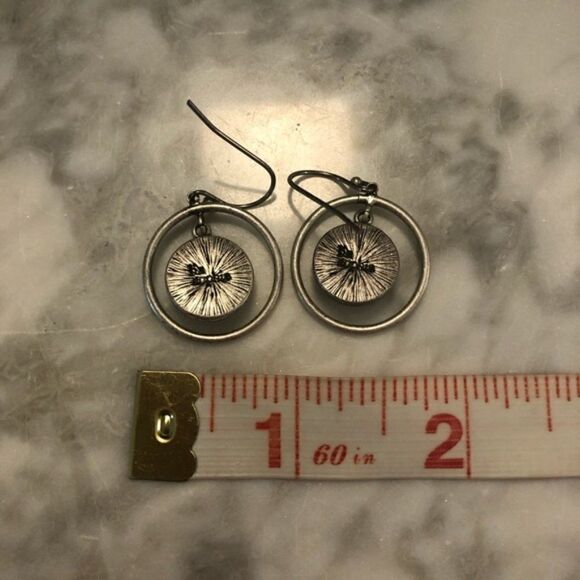 Lia Sophia Circle Earrings - Picture 2 of 2